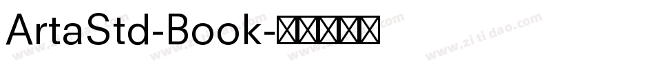 ArtaStd-Book字体转换