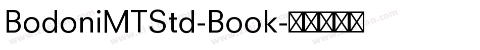BodoniMTStd-Book字体转换