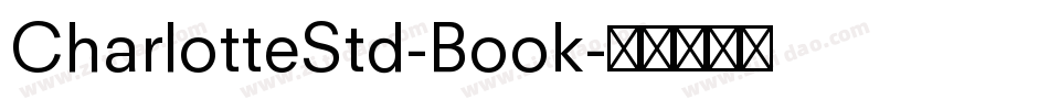 CharlotteStd-Book字体转换