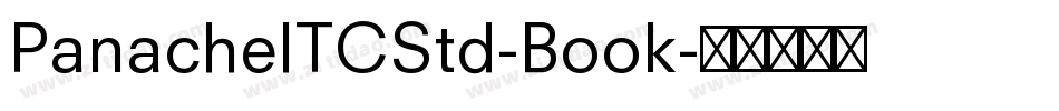PanacheITCStd-Book字体转换