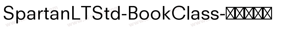 SpartanLTStd-BookClass字体转换