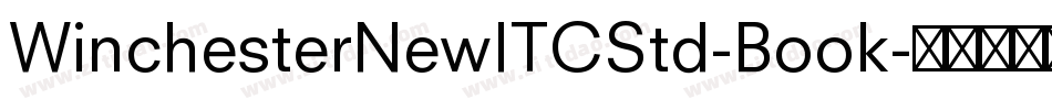 WinchesterNewITCStd-Book字体转换