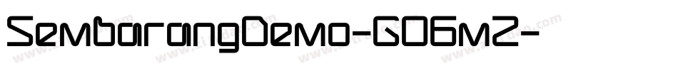 SembarangDemo-GO6mZ字体转换