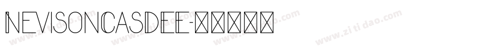 NevisonCasDEE字体转换