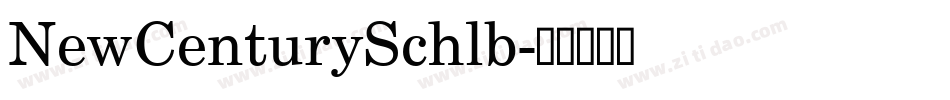 NewCenturySchlb字体转换