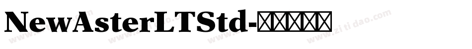 NewAsterLTStd字体转换