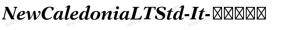 NewCaledoniaLTStd-It字体转换