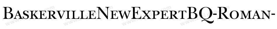BaskervilleNewExpertBQ-Roman字体转换