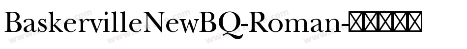 BaskervilleNewBQ-Roman字体转换
