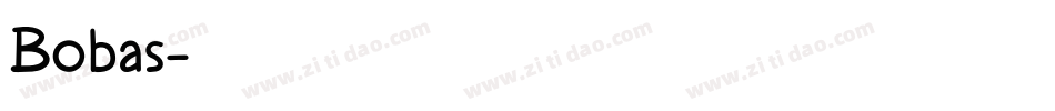 Bobas字体转换