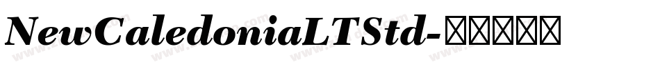 NewCaledoniaLTStd字体转换