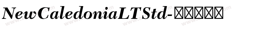 NewCaledoniaLTStd字体转换