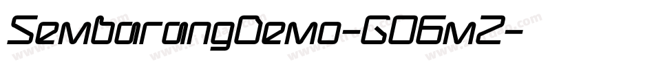SembarangDemo-GO6mZ字体转换