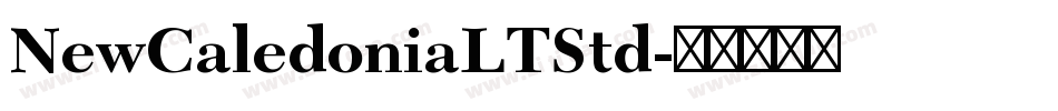 NewCaledoniaLTStd字体转换