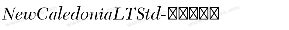 NewCaledoniaLTStd字体转换
