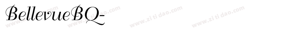 BellevueBQ字体转换