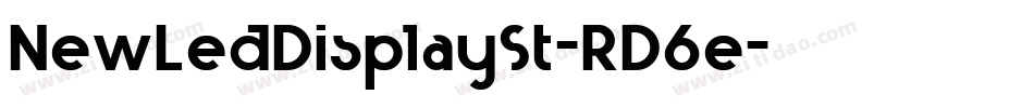 NewLedDisplaySt-RD6e字体转换