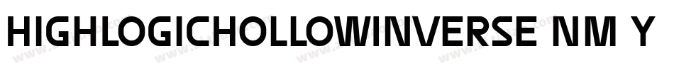 HighLogicHollowInverse-nm1Y字体转换 HighLogicHollowInverse-nm1Y字体转换