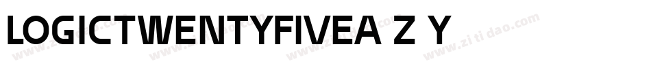 LogicTwentyFiveA-z8Y3字体转换