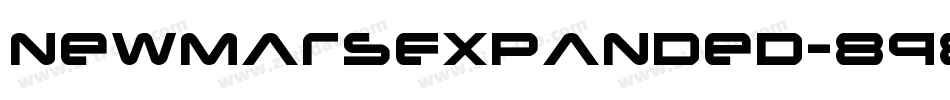 NewMarsExpanded-898B字体转换