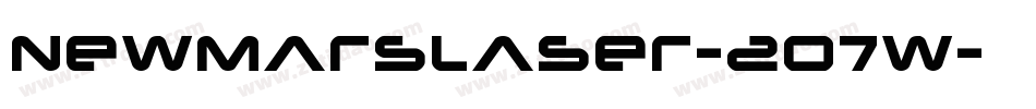 NewMarsLaser-2o7w字体转换