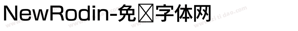 NewRodin字体转换
