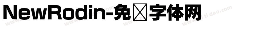 NewRodin字体转换