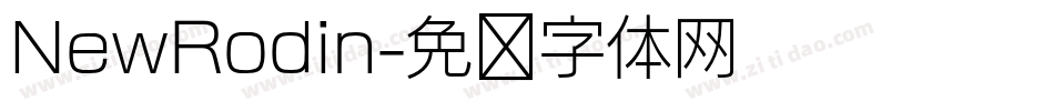 NewRodin字体转换