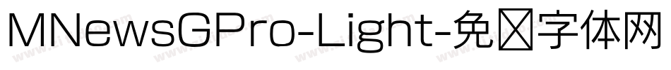MNewsGPro-Light字体转换