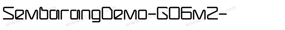 SembarangDemo-GO6mZ字体转换