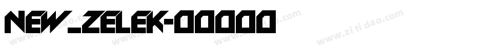 New_Zelek字体转换