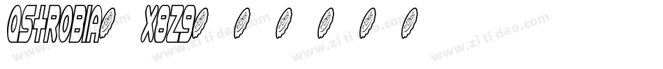 Astrobia-X8zg字体转换