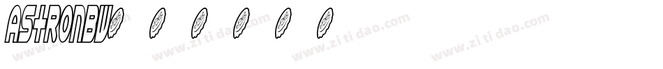 astronbw字体转换