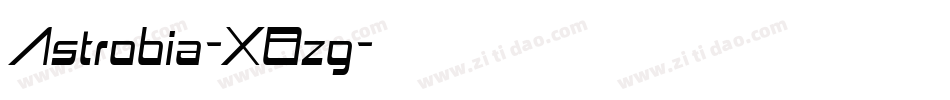 Astrobia-X8zg字体转换