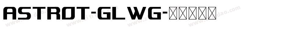 Astrot-GlWG字体转换