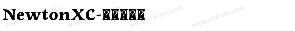 NewtonXC字体转换