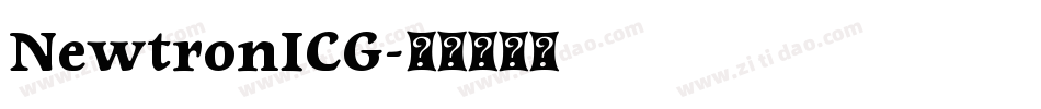 NewtronICG字体转换