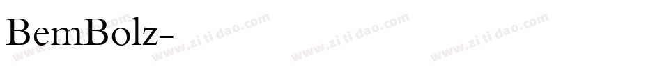 BemBolz字体转换