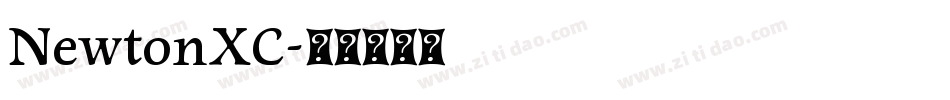 NewtonXC字体转换