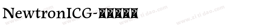 NewtronICG字体转换