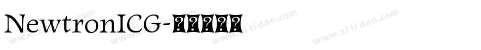 NewtronICG字体转换