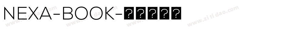 NEXA-BOOK字体转换