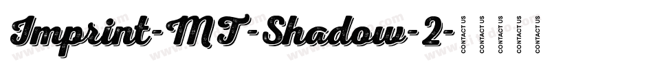 Imprint-MT-Shadow-2字体转换