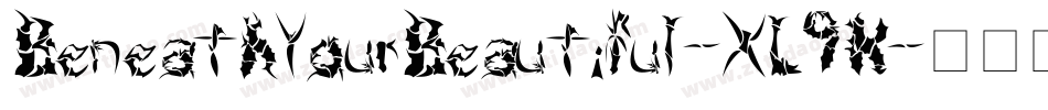 BeneathYourBeautiful-XL9K字体转换