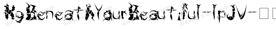 KgBeneathYourBeautiful-lpJV字体转换