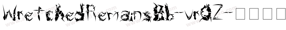 WretchedRemainsBb-vrOZ字体转换
