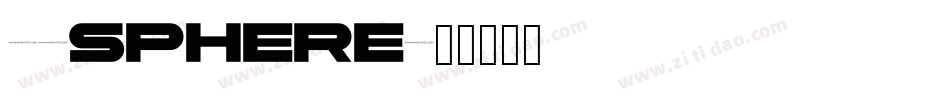 52SPHERE字体转换