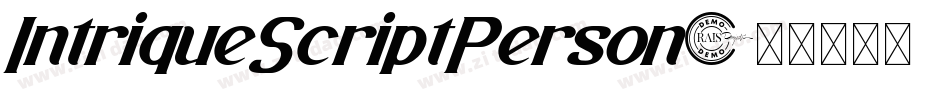 IntriqueScriptPerson字体转换