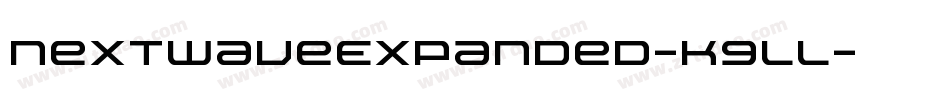 NextwaveExpanded-K9Ll字体转换