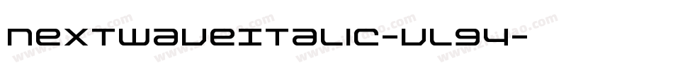 NextwaveItalic-vl94字体转换